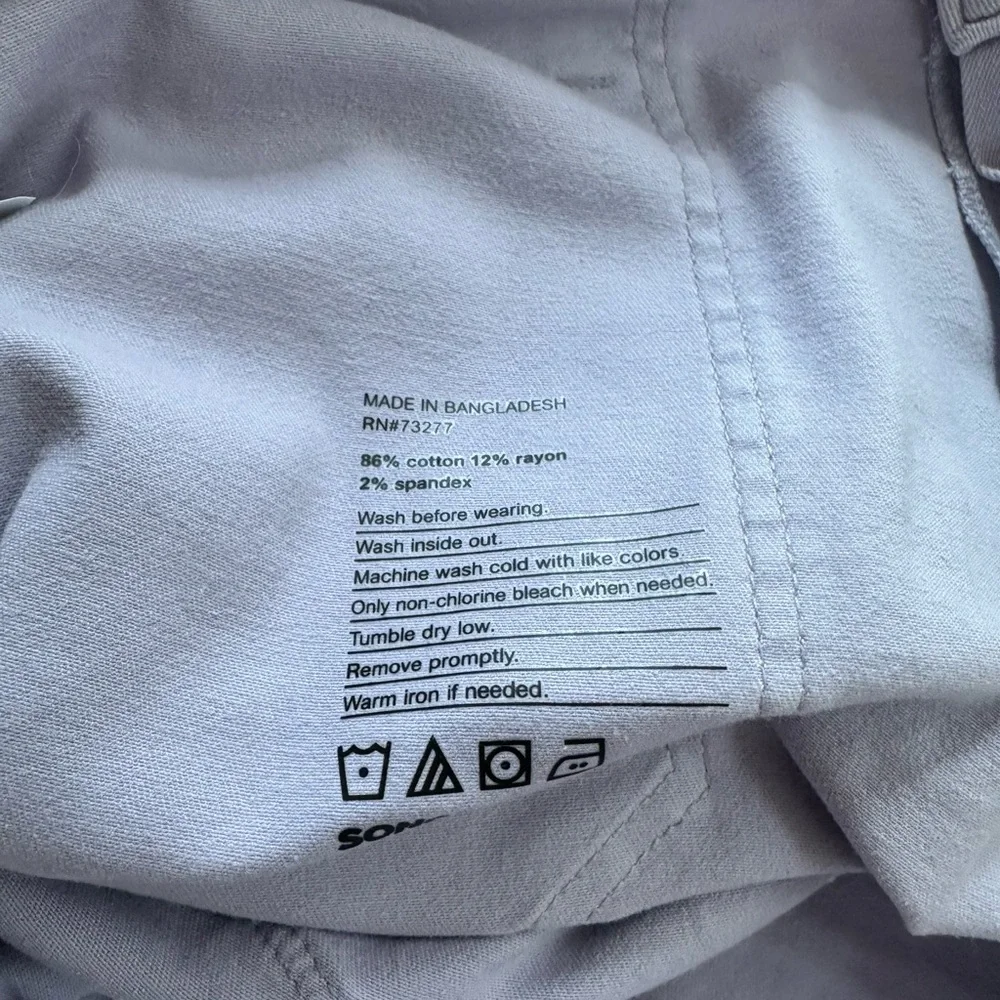 Light Purple Denim Shorts - Picture 3 of 3